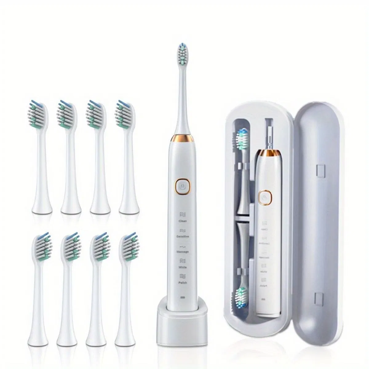 Advanced Rechargeable Electric Toothbrush with Multiple Cleaning Modes