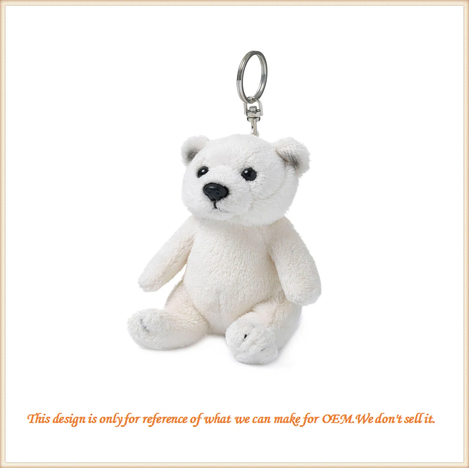 Plush/Stuffed Little Teddy Bear Keychain Soft Key Ring Gifts