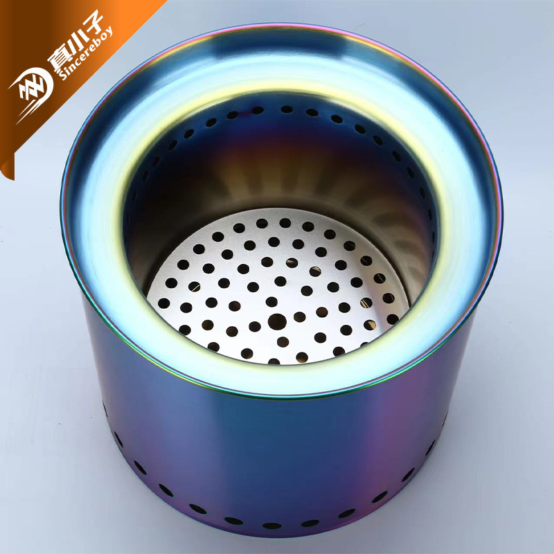 Походная печь на дровах из нержавеющей стали