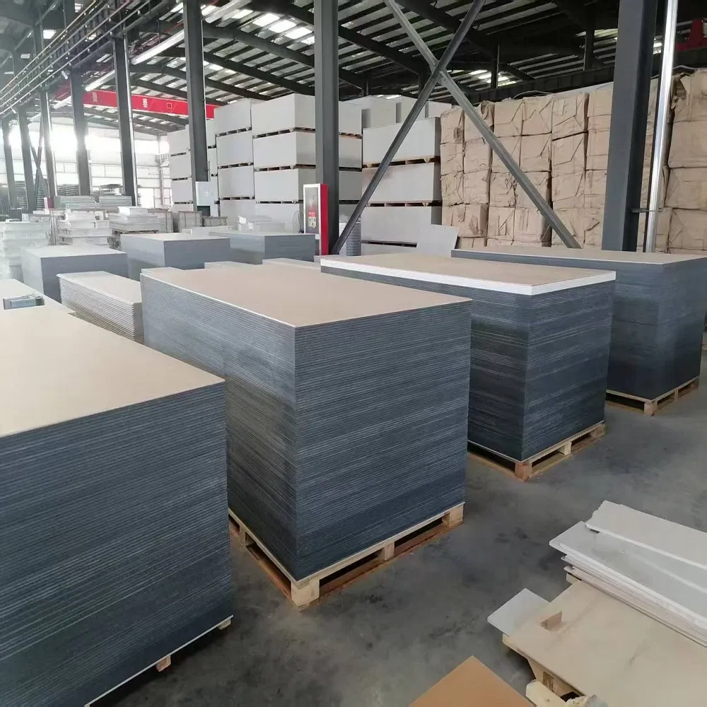 Wholesale Modern Light Grey Fiber Cement Panel Asbestos-Free Reinforced Calcium Silicate Board Wall Ceiling Floor Board