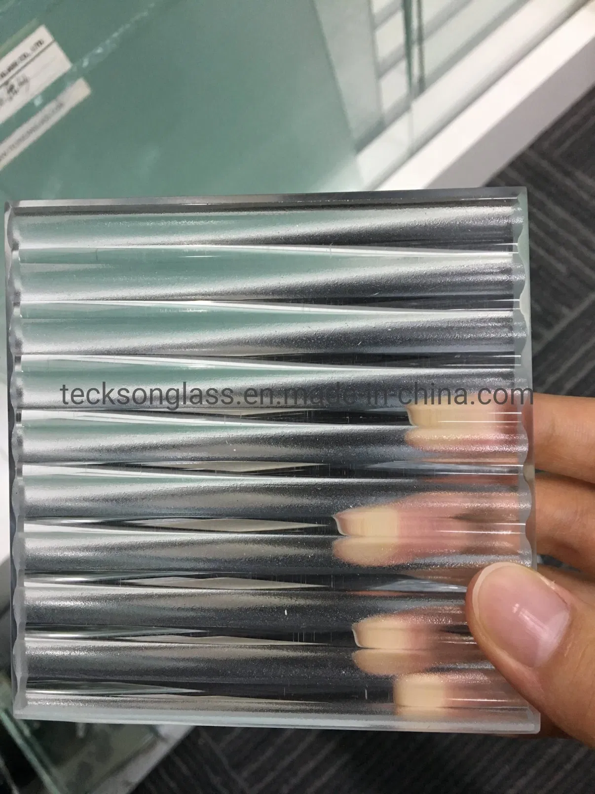 Decorative Clear Temperable Hot Melt Glass/Ssgging Glass