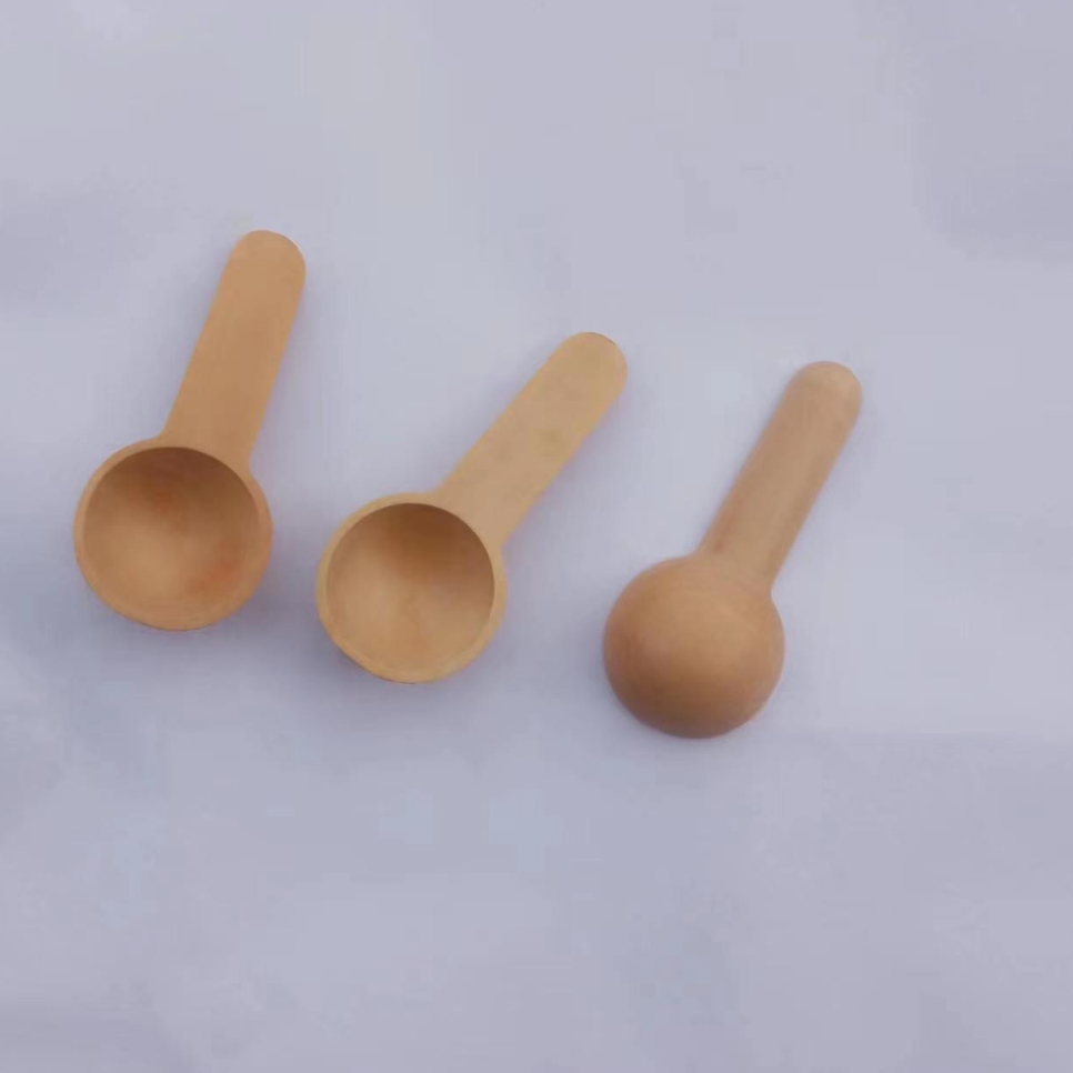 10/ 15 Ml Wooden Measuring Round Spoon