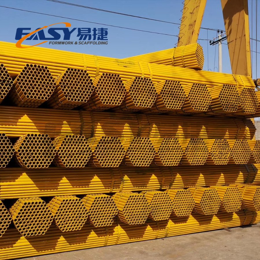 Easy Scaffolding 48.3mm Used Steel Tube BS1139 Scaffolding Tube