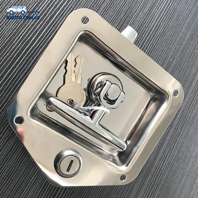 Flush Paddle Latch Stainless Steel Drop T-Latch Toolbox Lock