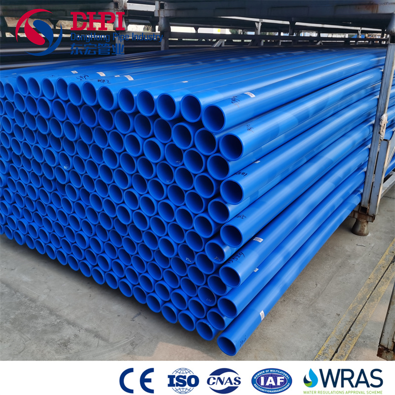 Труба HDPE синяя для питьевой воды, сертифицированная