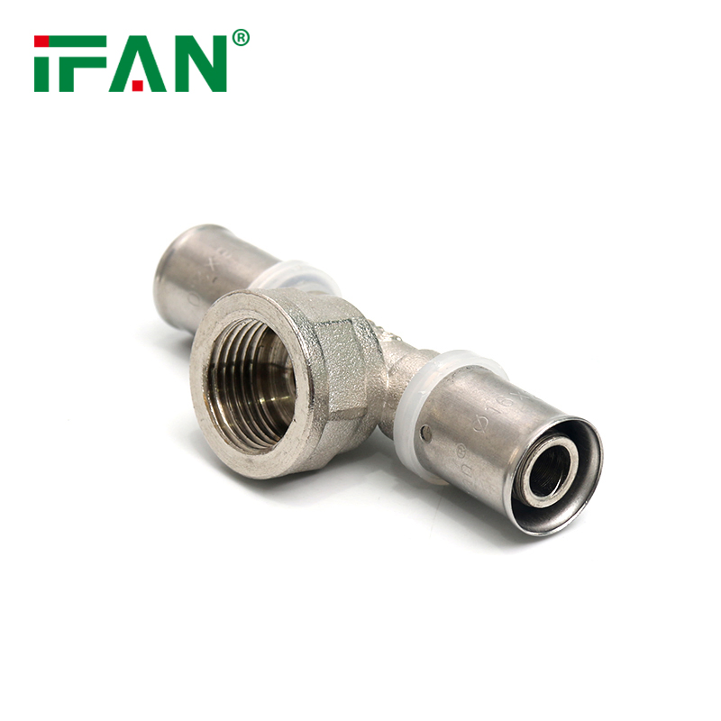 Ifan Forged High Pressure Pex Crimp Fitting Multilayer Pex Pipe Press Fitting