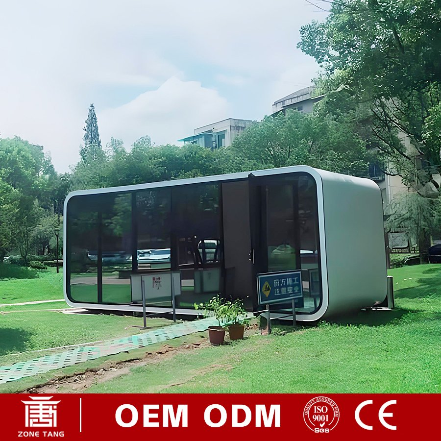 Durable Customize Color Pre Built Homes Container Capsule House