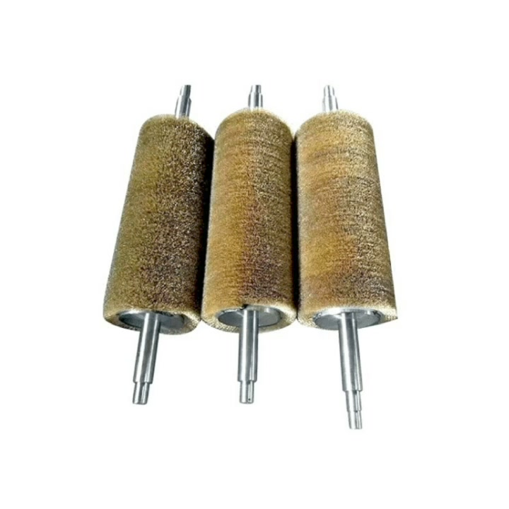 Factory Price Industrial Belt Cleaning Brush Roller Cylindrical Conveyor Brush Cylinder Nylon Roller Brush for Cleaning