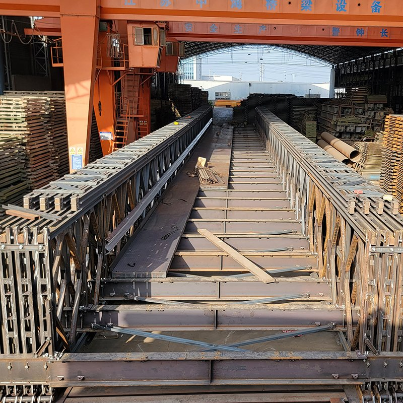 Heavy-Duty Steel Truss Bridge for Safe Outdoor Walkways