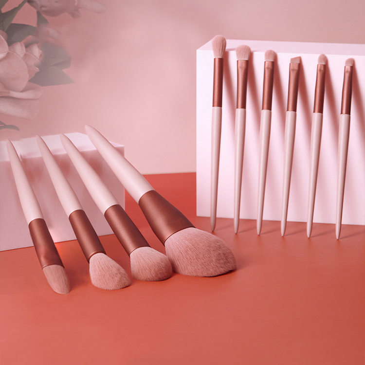 10PCS Professional Synthetic Hair Foundation Powder Eyeshadow Make up Brush Set