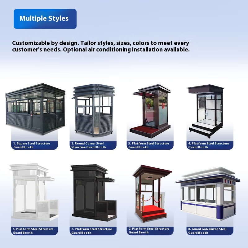 Durable Weatherproof Booths for Factories and Retail Spaces