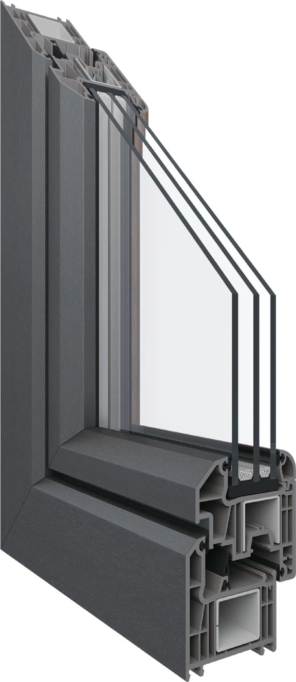 High-Quality UPVC Tilt and Turn Windows with Soundproof & Thermal Insulation
