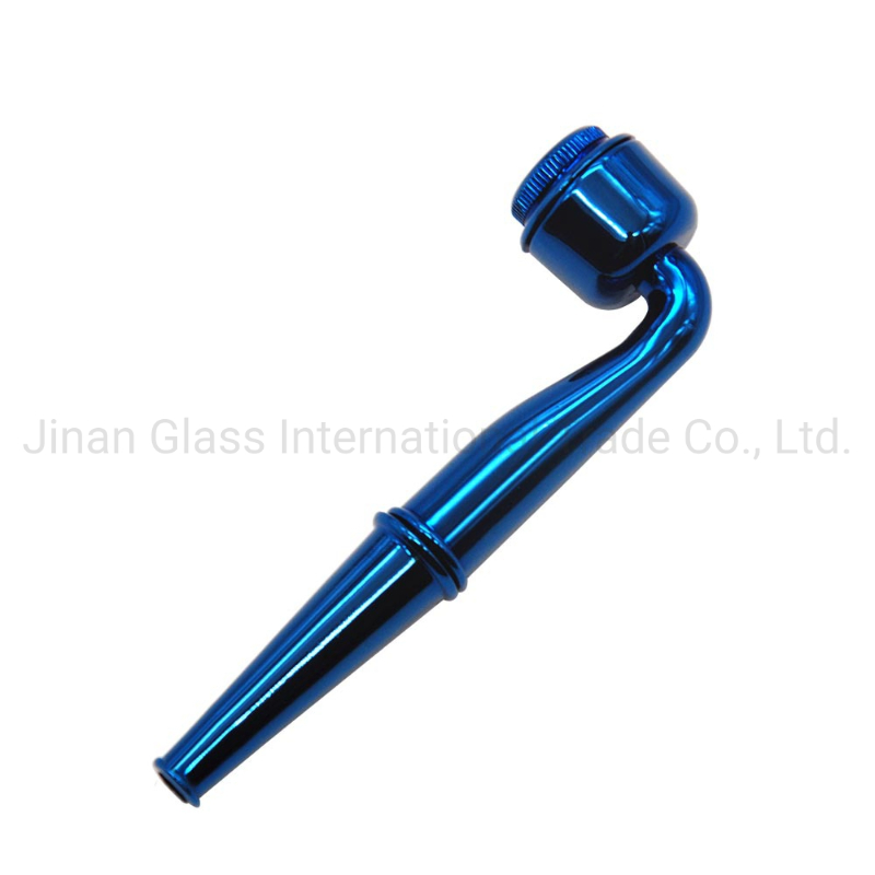 Aluminium Alloy Metal Pipes One Hitter Tobacco Pipes for Smoking