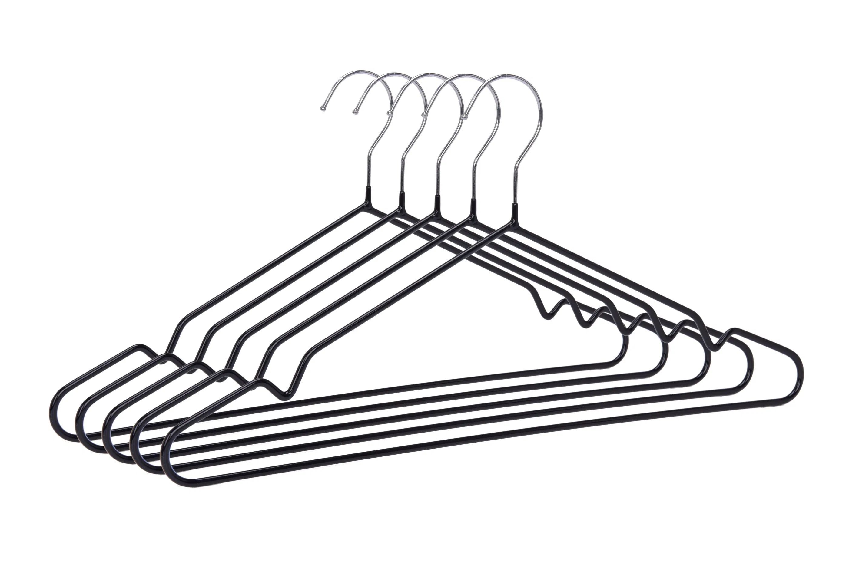 Wholesale Colorful Non-Slip PVC Coated Wire Metal Hanger