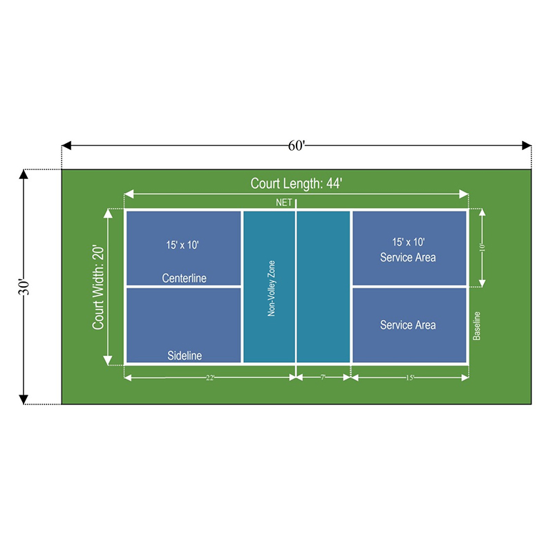 Спортивные плитки для пиклбола и баскетбола