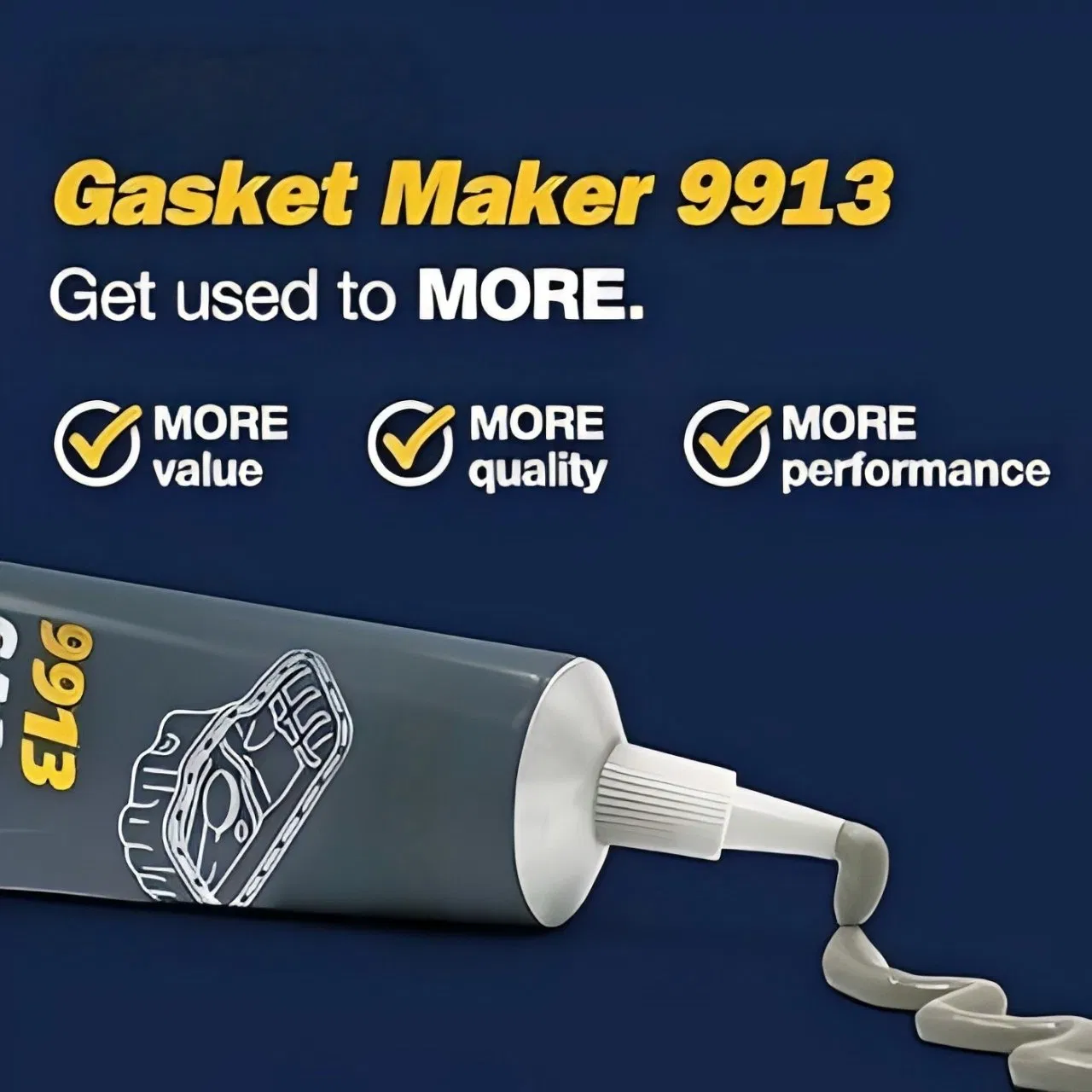 Henkseal® Gakset Maker Silicone Sealant Paste for Engines 230 Degrees Adhesive
