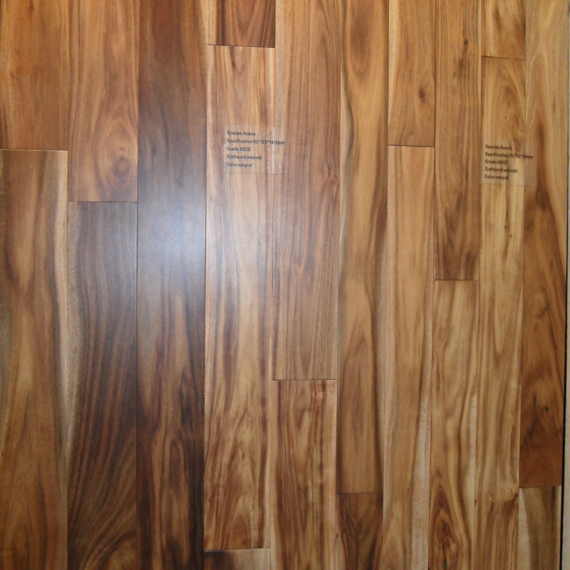 Solid Acacia Hardwood Flooring for Indoor Usage