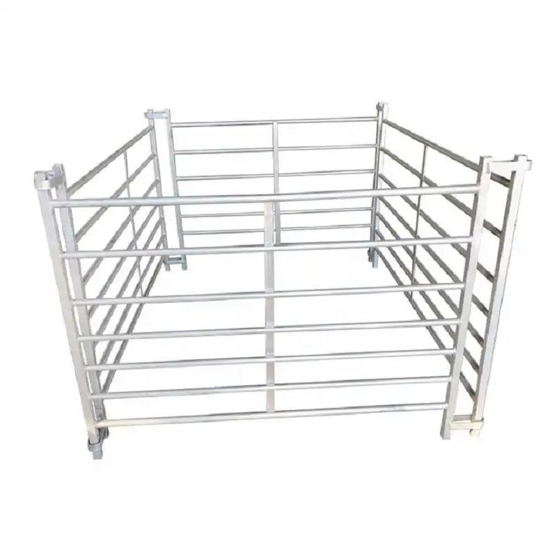 Cheap Heavy Duty Hot Dipped Galvanized Cowyard Fence and Gate