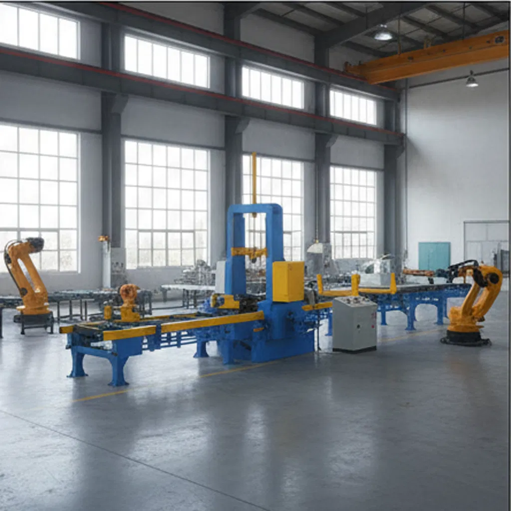 Heavy-Duty Steel Beam Welding and Assembly Machine System