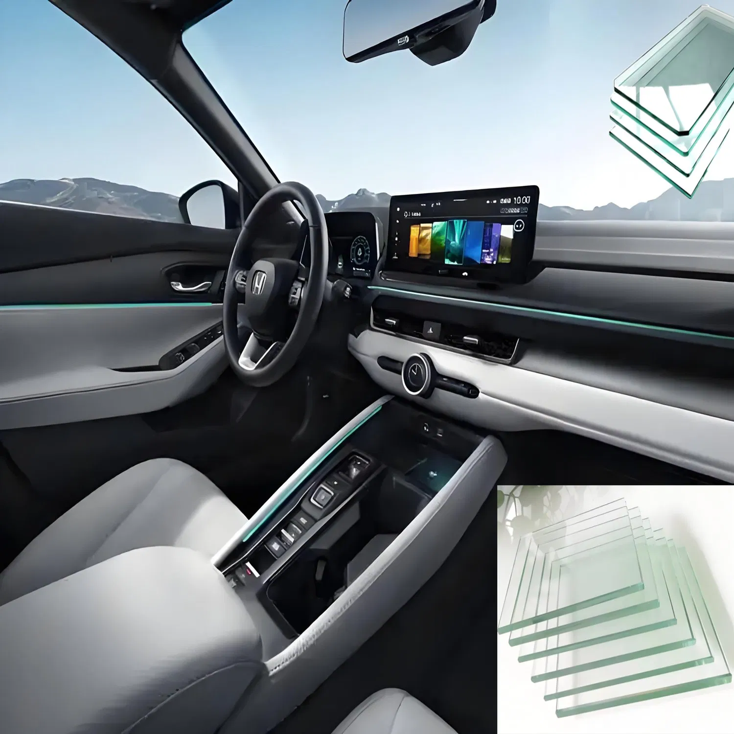 Heat Resistance Clothes Dryer Display Touch Screen Cover Glass