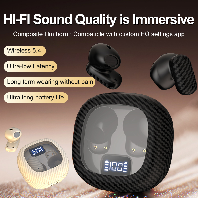 Беспроводные наушники-переводчик с AI и дисплеем