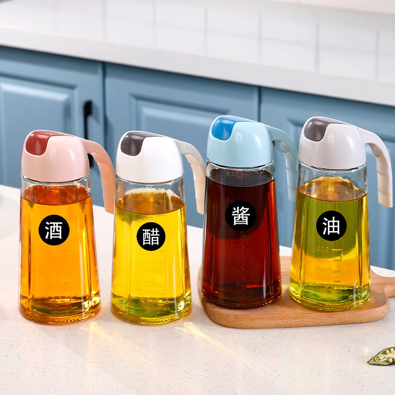 New Design 630ml Oil Dispenser Bottle with Big Capacity Cooking Oil Dispenser