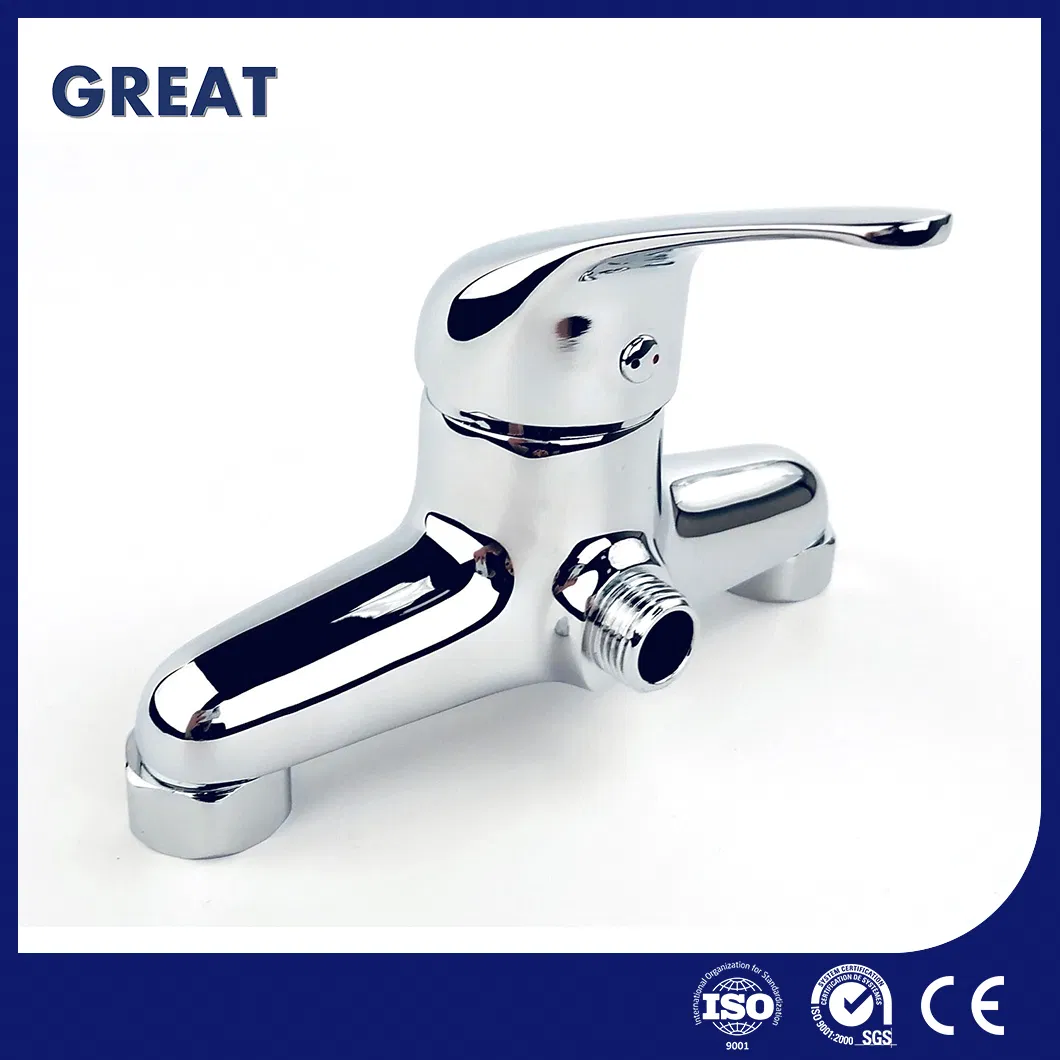 Great Trim Shower Faucet Suppliers High-Quality Bathroom Taps Shower Faucet Gl21105A1 Chrome Single Lever Shower Faucet Waterfall Shower Faucets with Valve