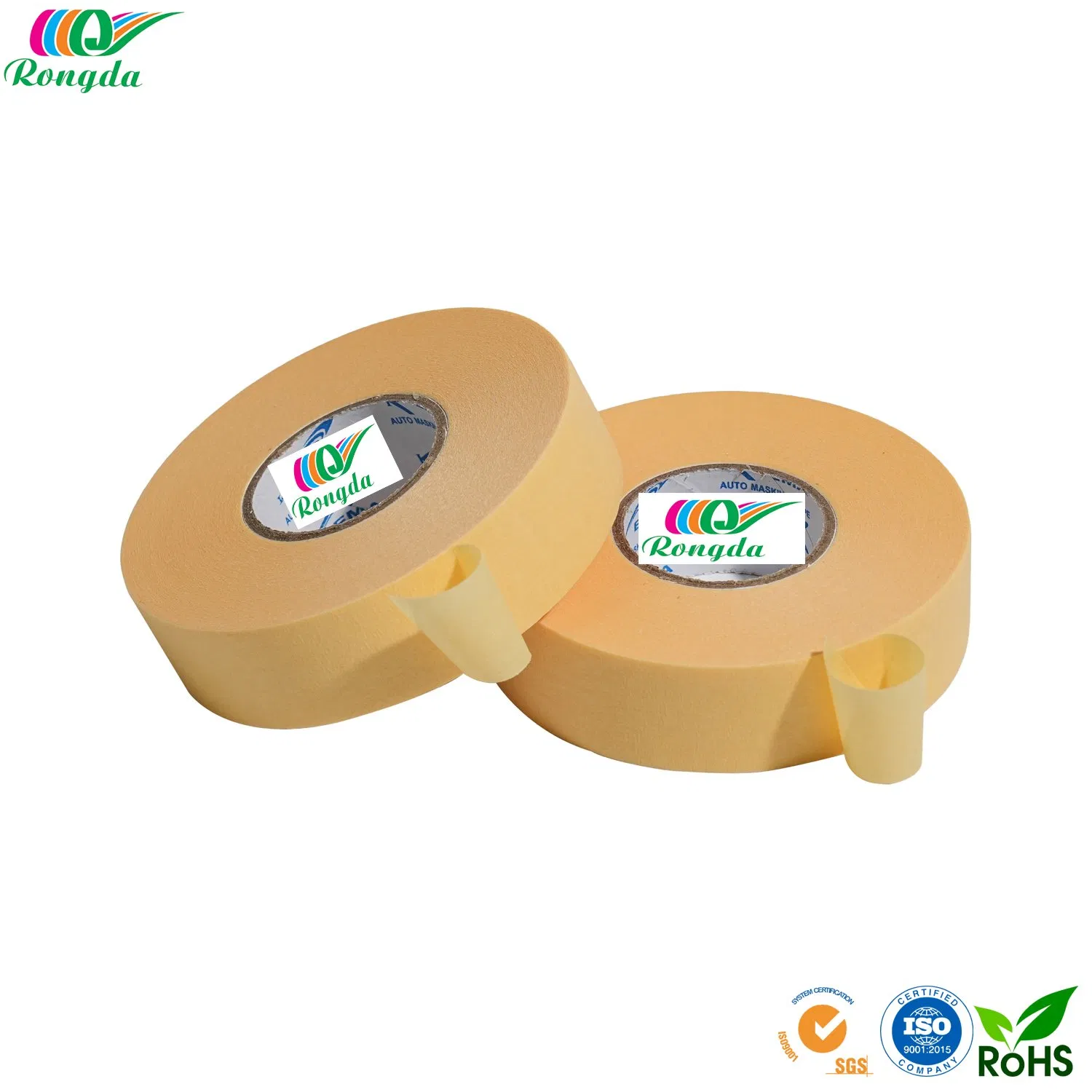 Painters Tape for Car Paint Yellow No Residue Automotive Masking Tape for Automotive Paint - Heat Resistant for Paint Booth