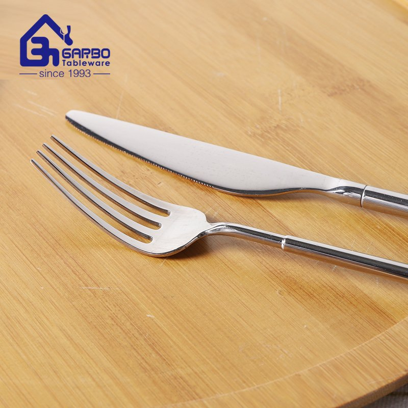in Stock Premium Mirror Polishing 304 Stainless Steel Fruit Dinner Fork for Restaurant and Banquet Hall