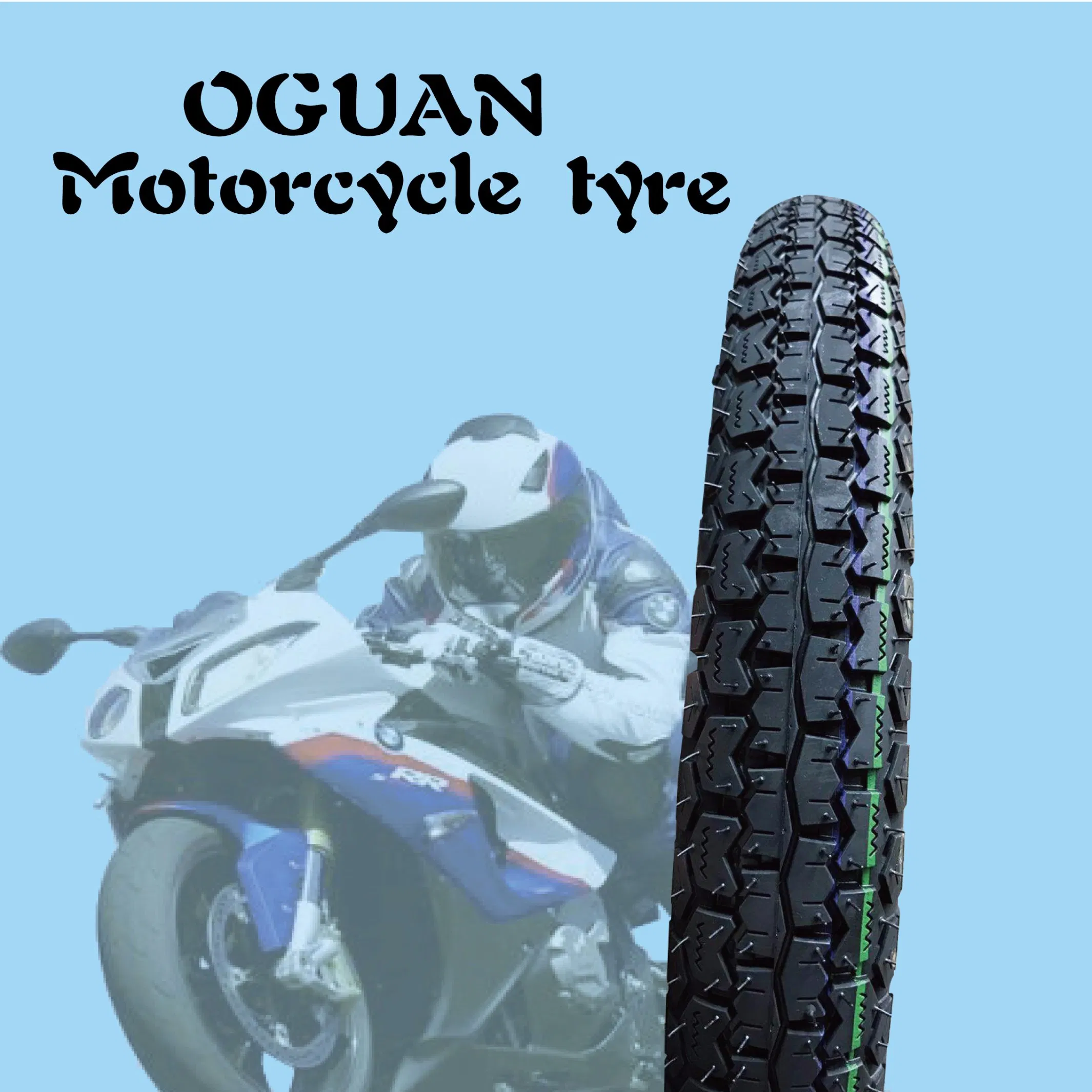 Мотошина бескамерная 300-17 Bajaja Pattern