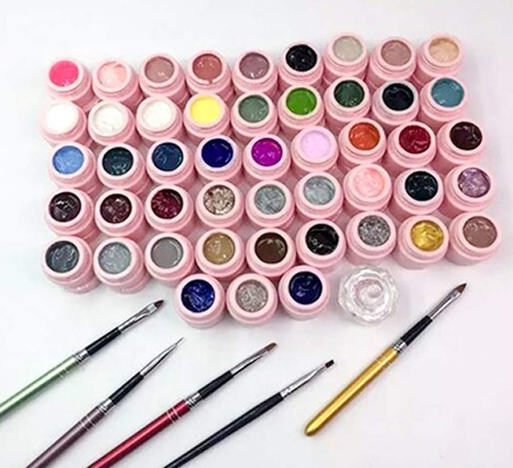 Neissry Painting Gel Polish Palette Set Nail Art Thick Pat Ombre Gel Paint Used for Gradient Nail Stamping Pattern