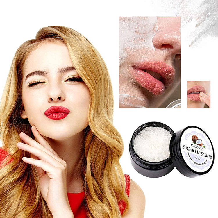 OEM Cleansing Nourishing Lip Skin Care Coconut Fruity Sugar Lip Scrub