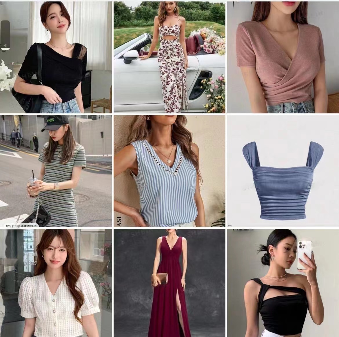 Одежда женская повседневная платья и футболки микс