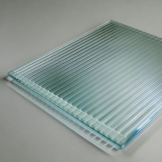 Fluted Glass for Home Renovation Sliding Door, No Drilling Required