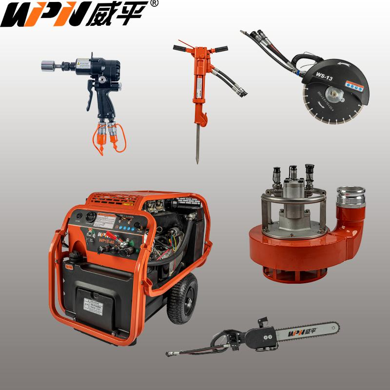 China Hot Sale 23HP Hydraulic Power Unit Honda Heavy Duty Engine Hydraulic Power Pack Station Cheap Price Factory