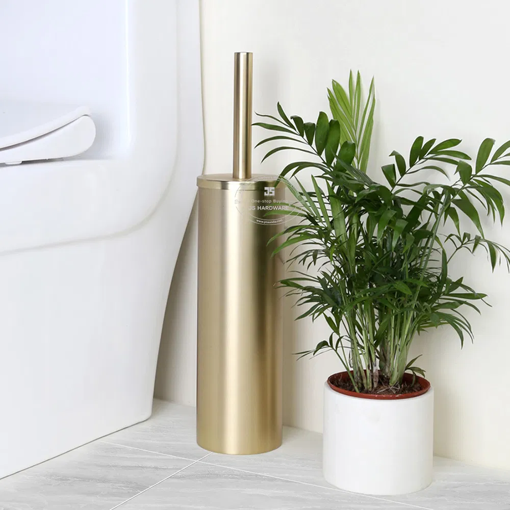 on Sale Cleaning Tool Gold Toilet Brush Holder with Good Product Quality