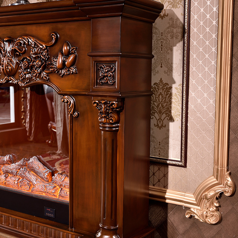 High Quality Solid Wood Fireplace Mantel Surround Wooden Fireplace Shelf