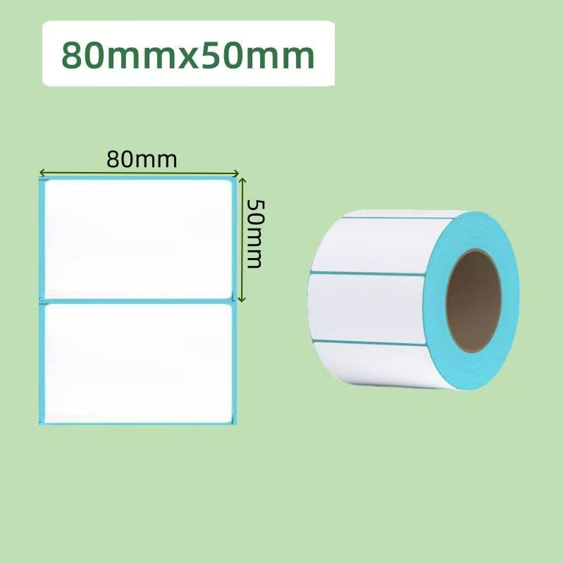 High Quality Thermal Self-Adhesive Label Paper Roll for Supermarket Labels (customizable in size)