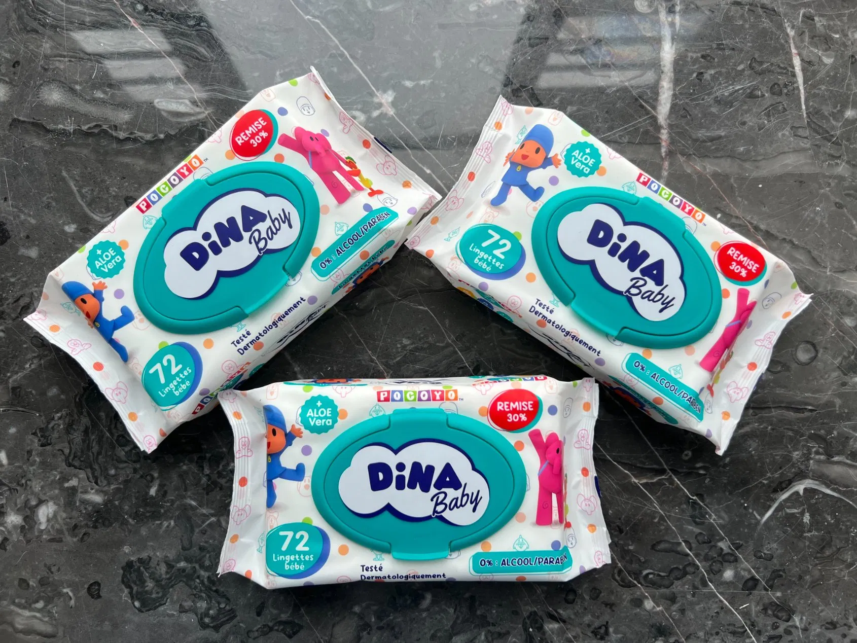 Baby and Adult Face Wipe Hand and Body Cleaning Biodegradable Wipe Wet