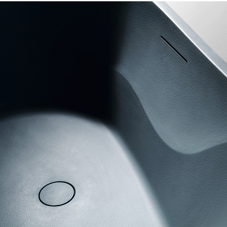 Hydrorelax Bathroom Bath Tub Freestanding Solid Surface Stone Soaking Bathtub for Adults