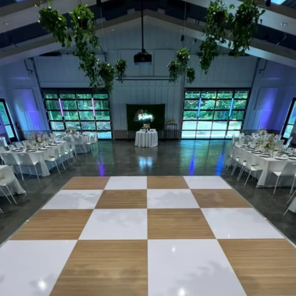 Портативный ламинат для танцпола 3FT/4FT огнеупорный