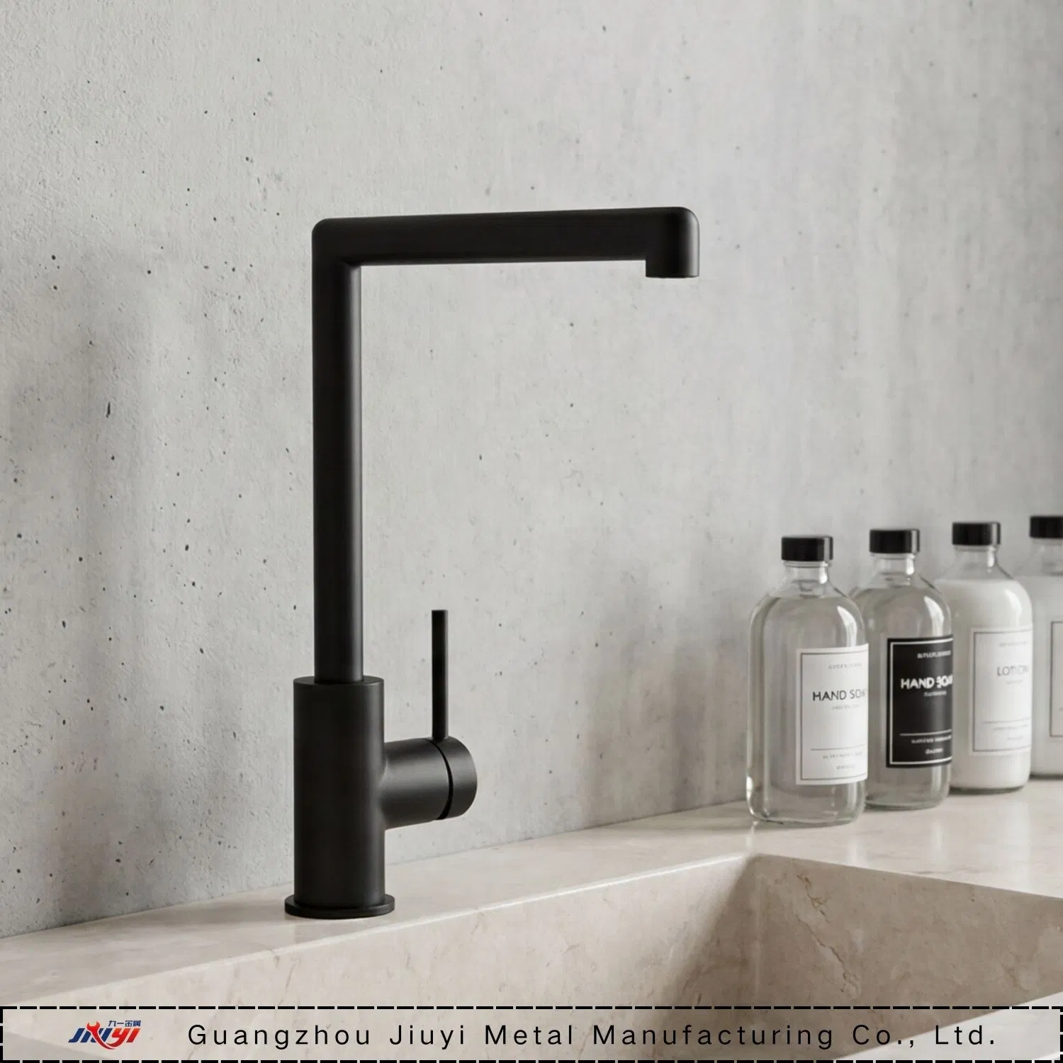 Modern Design Stainless Steel Kitchen Water Tap for Kitchenware with Single Handle and 360 Degree Swivel