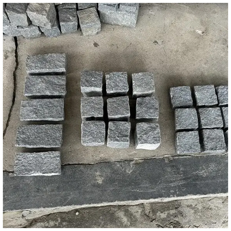 Chinese Dark Grey Granite G654 Outdoor Cubestone