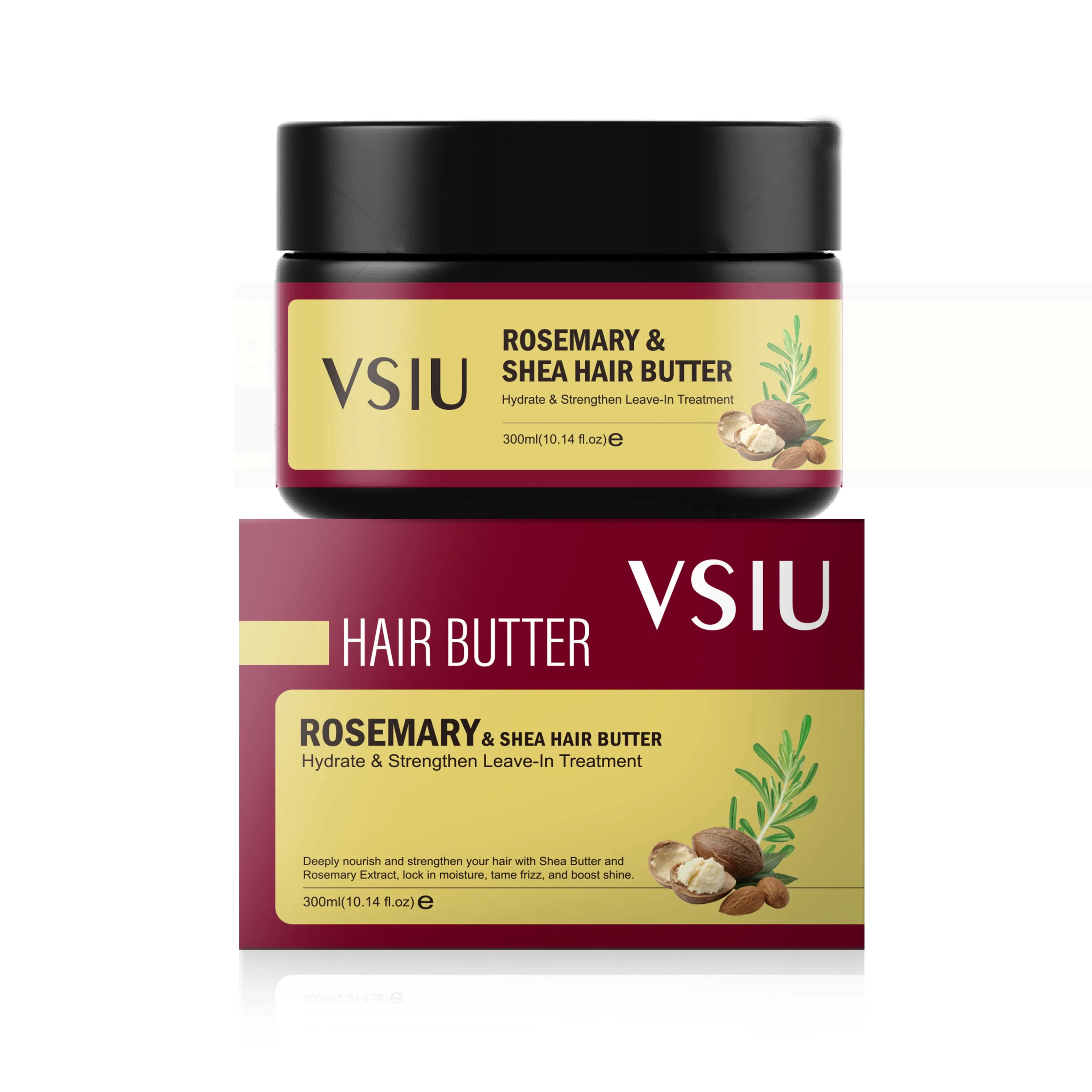 Rosemary Hair Butter Hair Mask with Mint and Biotin Hair Growth Hair Care OEM Hair Conditioner Cream