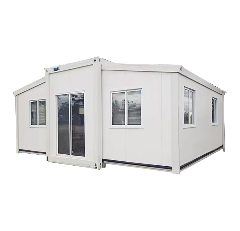 Steel Exterior Wall Interior Effect Bedroom with Bathroom 20 FT Expandable Portable Modular Container House