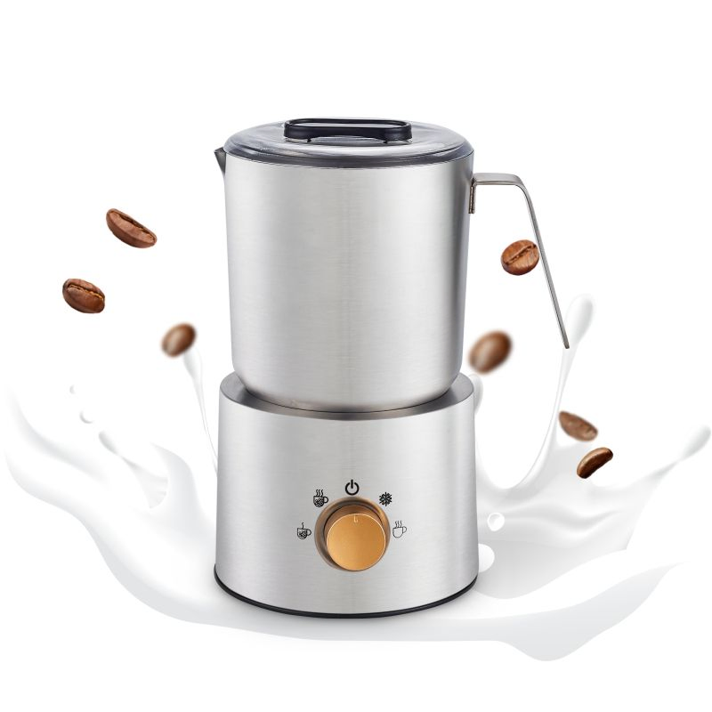 Coffee Shop Detachable Automatic Stainless Steel Electric Milk Frother Warmer for Coffee