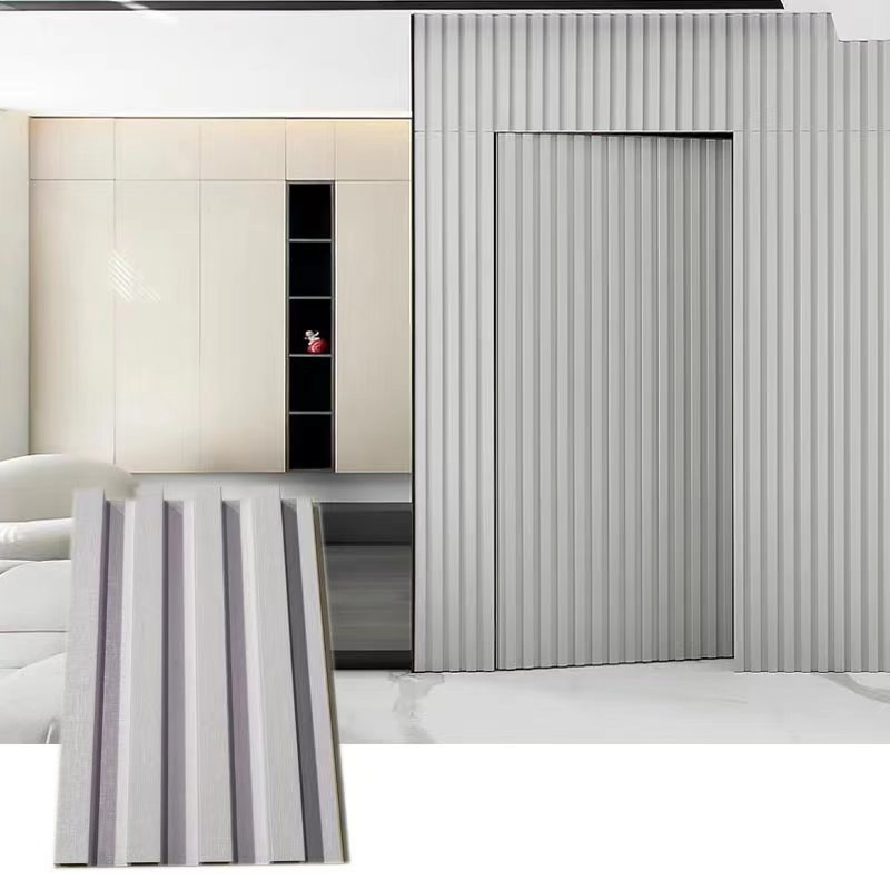 Indoor Wood Plastic Composite WPC 3D Wall Panels