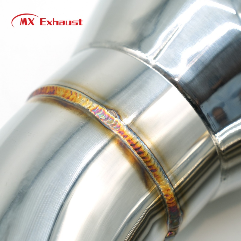 Наконечник выхлопной трубы MX Exhaust, хром/черный