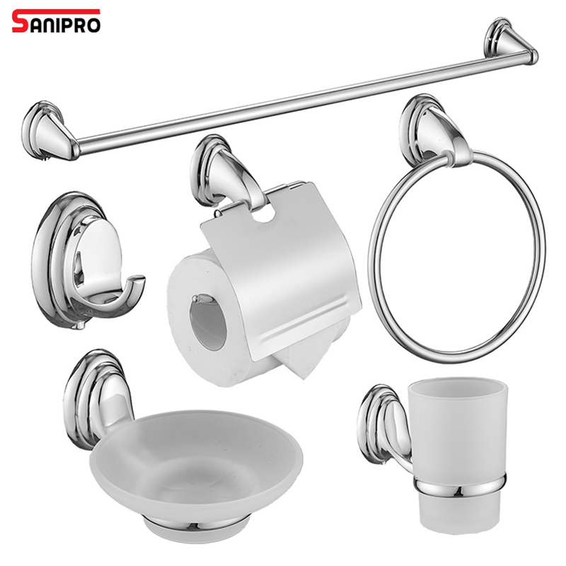 Комплект фурнитуры для ванной Sanipro из нержавеющей стали