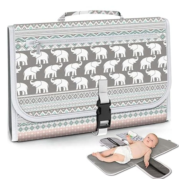 Newborn Extended Waterproof Travel Changing Station Portable Baby Mat Diaper Changing Pad for Infant